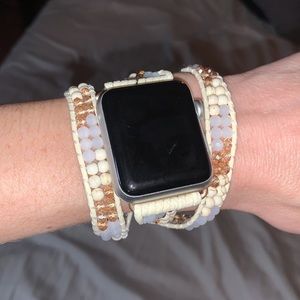 Brand new Victoria Emerson beaded Apple Watch wrap band
